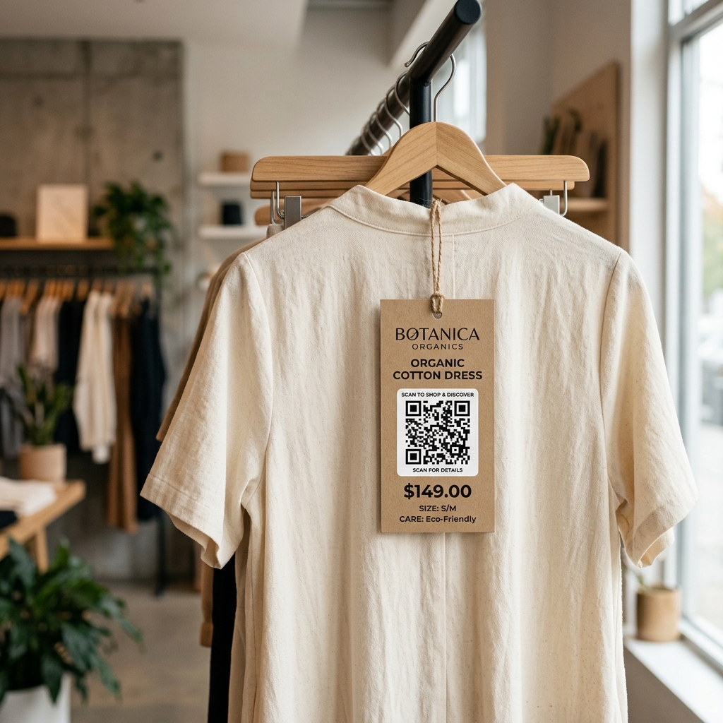 Organic Dress with QR